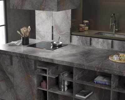 Lapidura Sahara Grey 12Mm Porselen Tezgah (1)